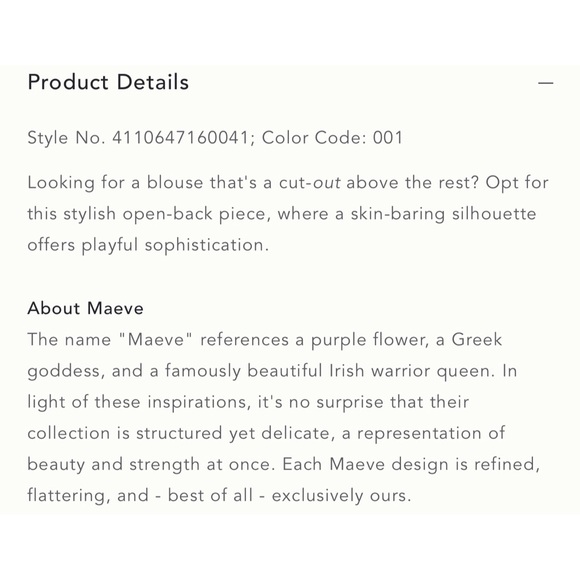 Anthropologie Maeve Open-Back Blouse NWT Size 16 (XL) - Picture 7 of 8